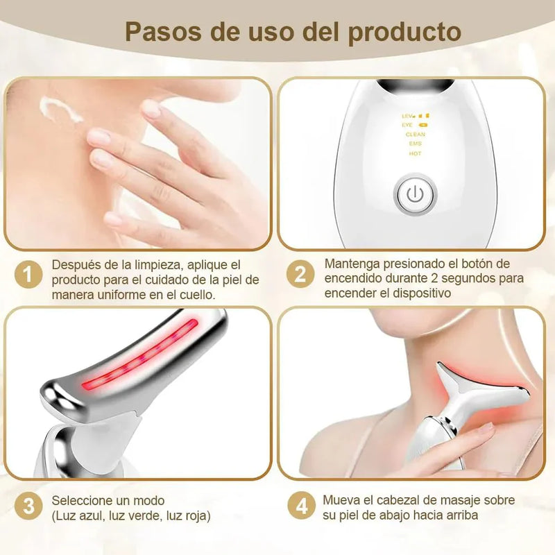 Masajeador Facial para Arrugas y Papada + GRATIS Kit rutina para arrugas L'Oréal Paris