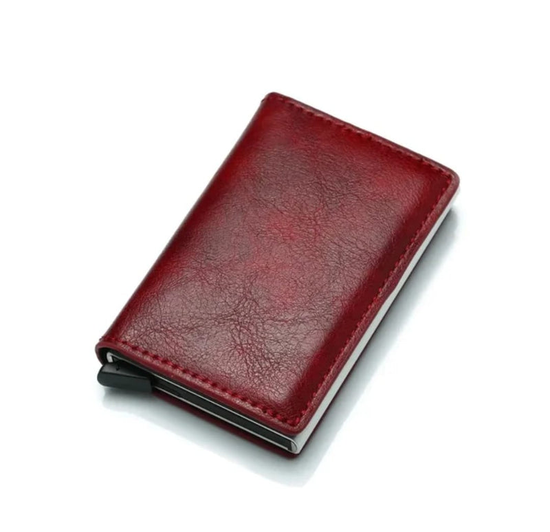 Billetera Inteligente Anti Escaneo + Reloj Elegante GRATIS